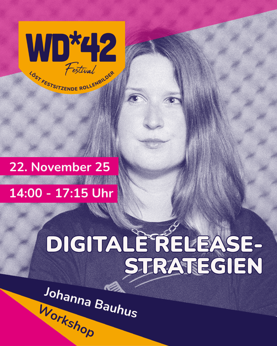 Bild zur Workshopausschreibung Digitale RElease-Strategien mit Johanna Bauhus